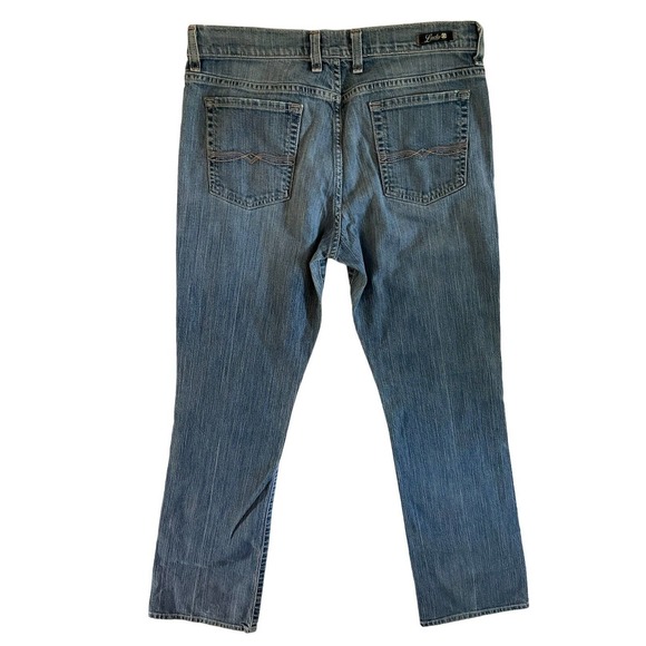 Vintage 90s Y2K‎ Lucky Brand Flare Bootcut Jeans Medium Wash Size 12/31 - Picture 6 of 10